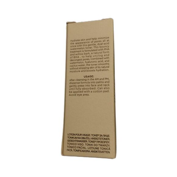 BNIB~GLOW RECIPE Mini Watermelon PHA+BHA Pore Tight Toner - Picture 3 of 3